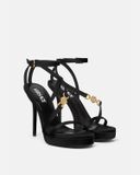  Giày Nữ Versace Crystal Medusa '95 Sandals 'Black' 