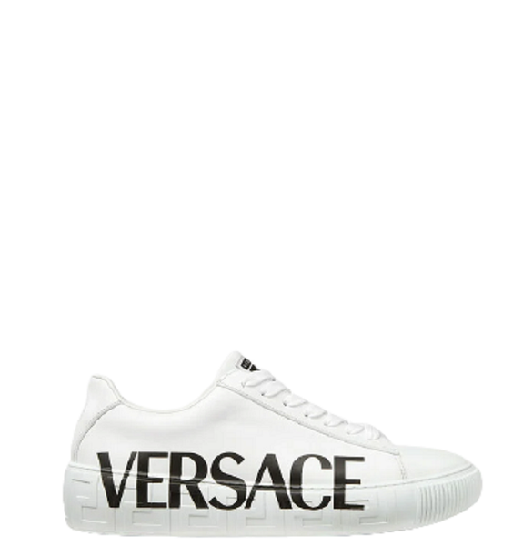  Giày Nữ Versace Greca Logo Trainers 'White' 