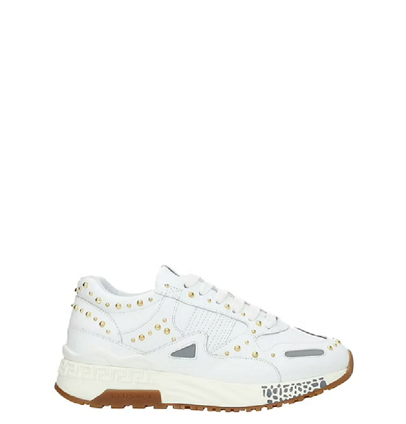  Giày Nữ Versace Sneakers Leather 'White' 