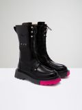  Giày Nữ Off-White Nappa Sponge Combat Boot 'Black' 