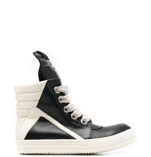  Giày Rick Owens Nam Fw22 Strobe Geobasket 'Black White' 