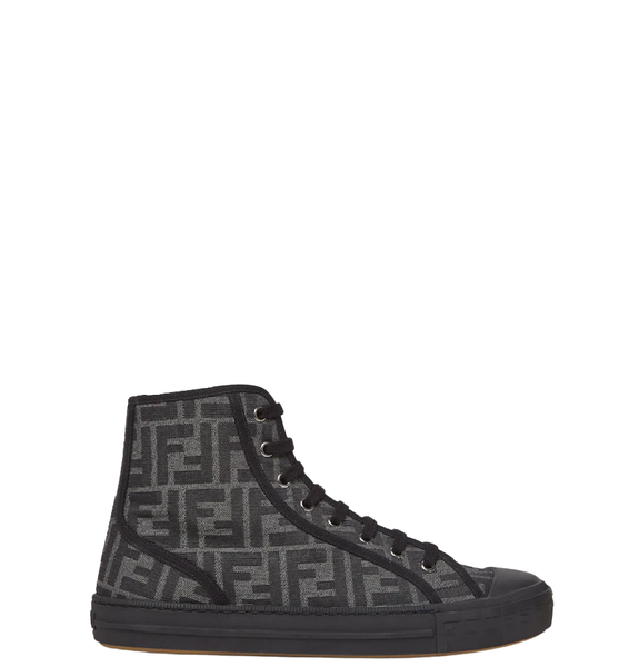  Giày Nam Fendi High-Top Domino 'Black' 