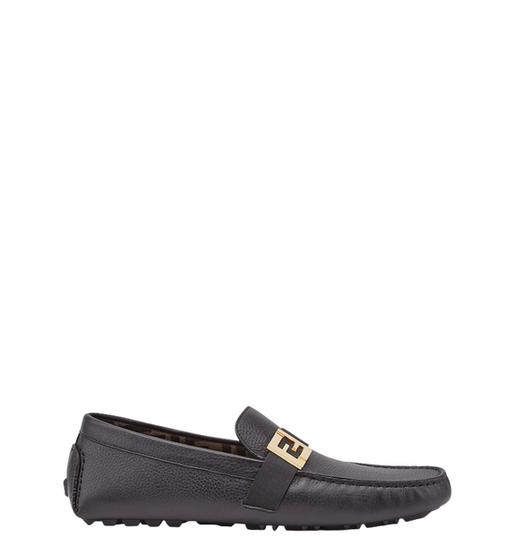  Giày Nam Fendi Leather Driver 'Black' 