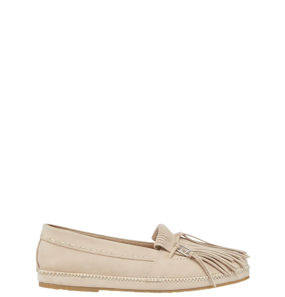  Giày Nam Fendi Nubuck O’Lock Loafers 'Beige' 