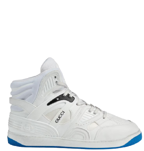 Giày Nam Gucci Gucci Basket Sneaker 'White Demetra' 