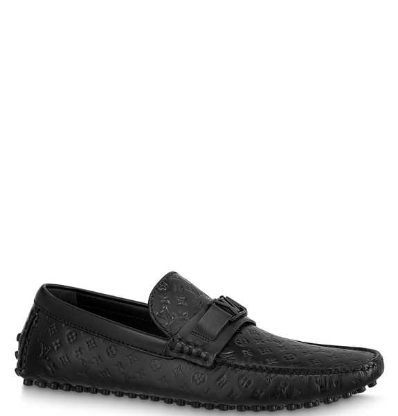  Giày Nam Louis Vuitton Hockenheim Moccasin 'Black' 