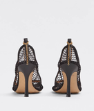  Giày Nữ Bottega Veneta Stretch 'Black' 