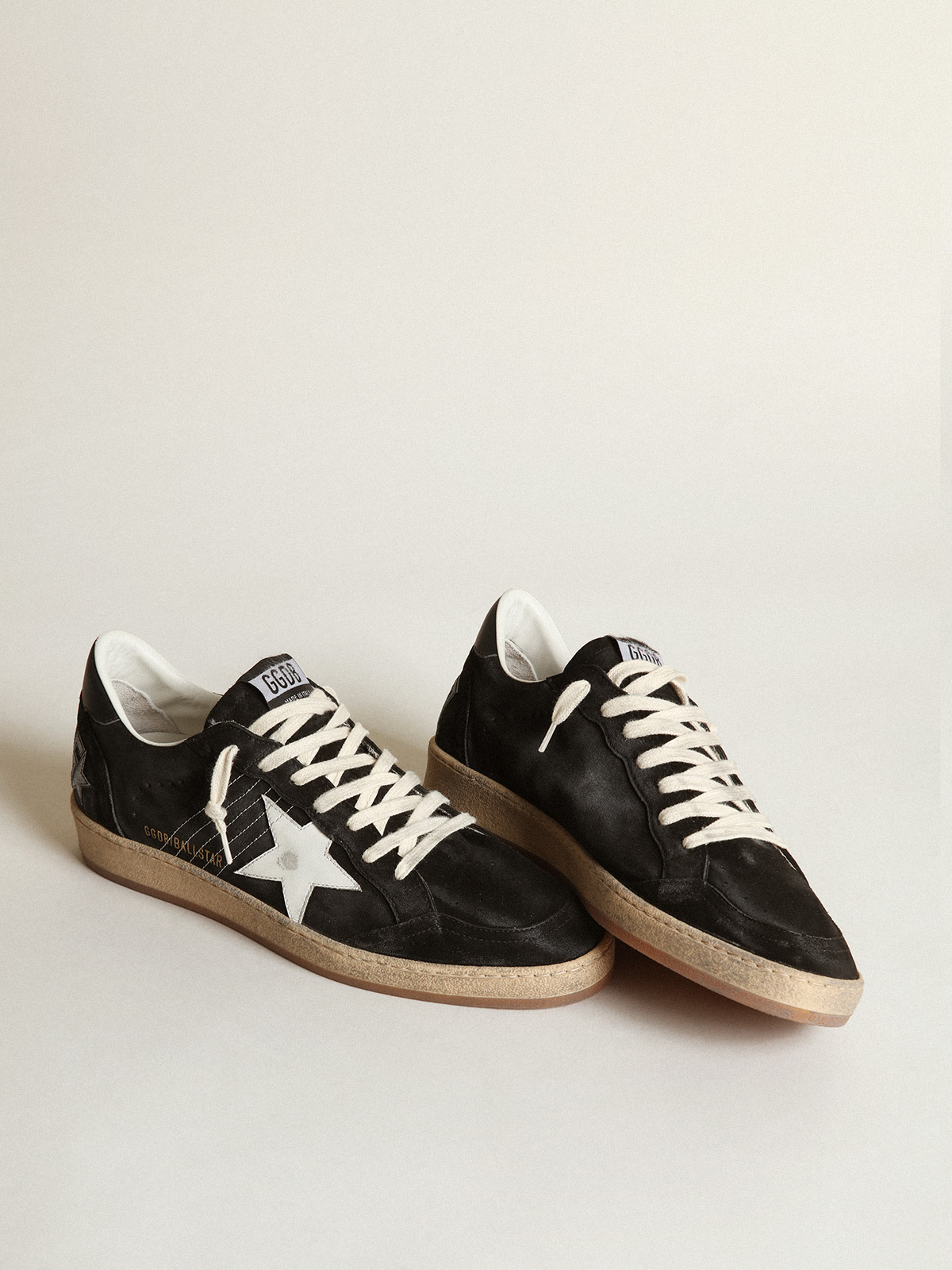 mens black golden goose