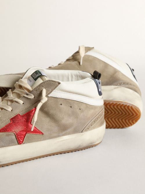  Giày Nam Golden Goose Mid Star 'Dove Gray' 