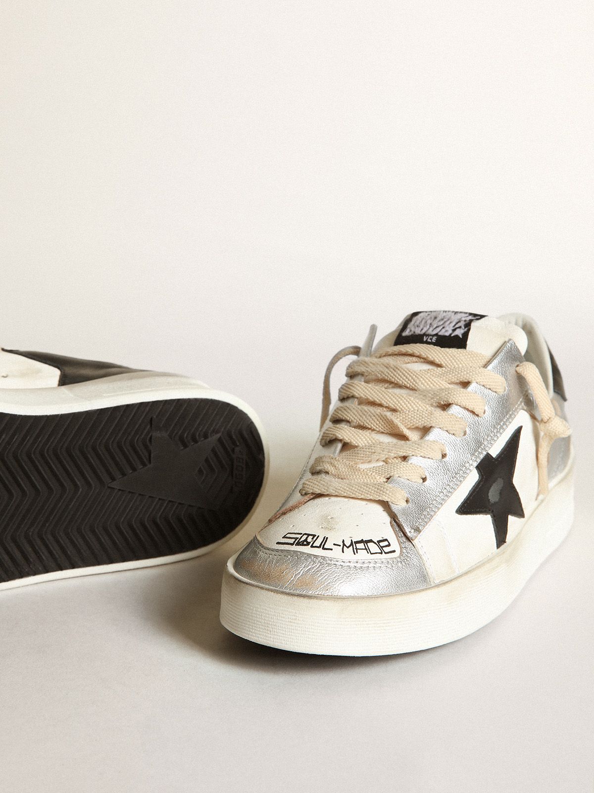  Giày Nam Golden Goose Stardan 'Black Heel' 