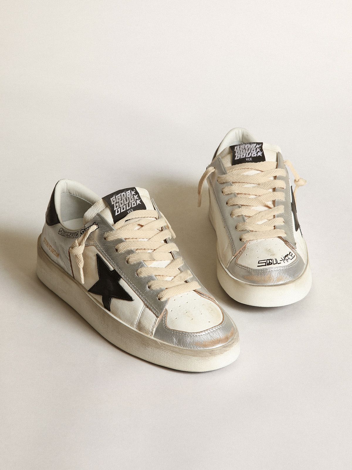  Giày Nam Golden Goose Stardan 'Black Heel' 