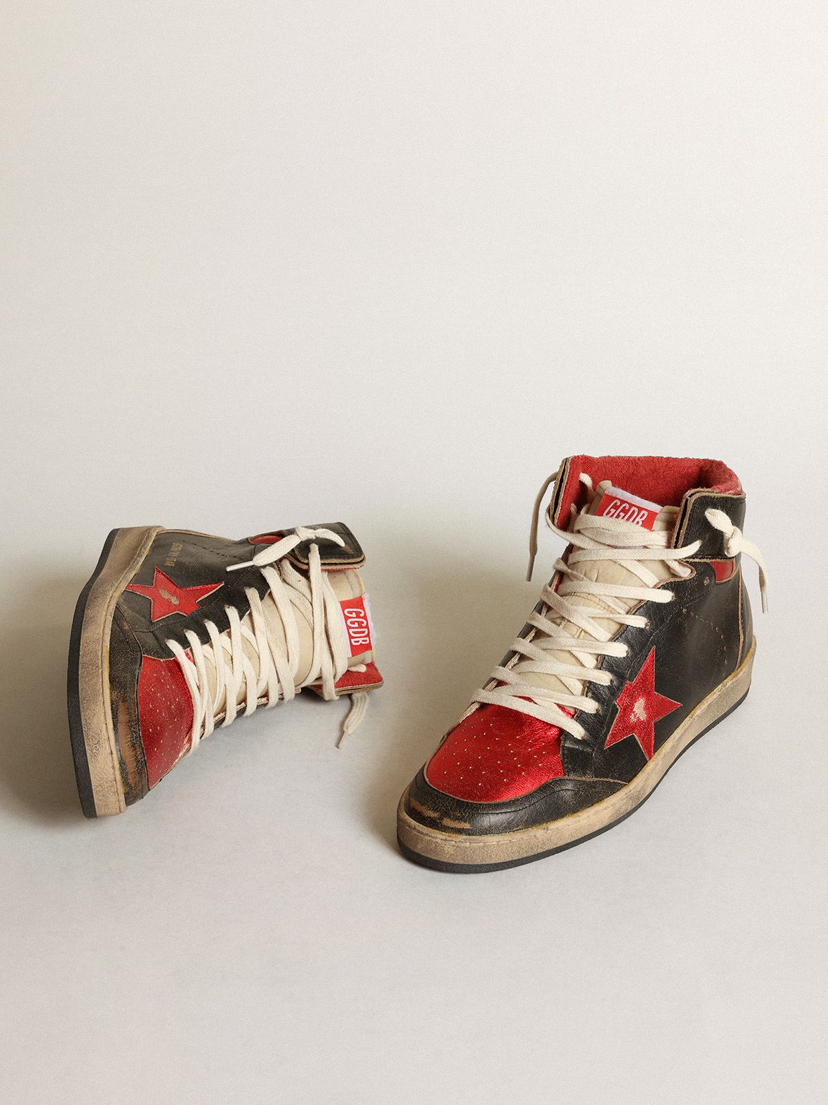  Giày Nam Golden Goose Sky-Star 'Red Star' 