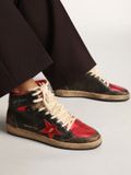  Giày Nam Golden Goose Sky-Star 'Red Star' 