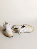  Giày Nam Golden Goose Ball Star Canvas 'White' 