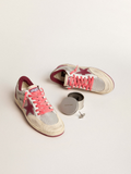  Giày Nam Golden Goose Ball Star 'crackle-effect silver' 