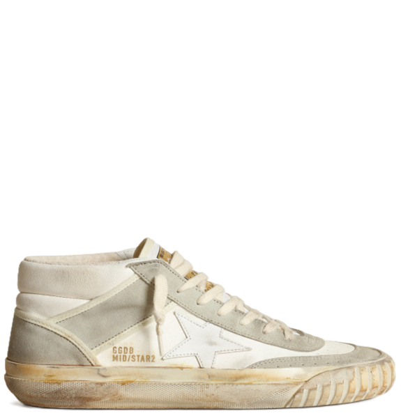  Giày Nam Golden Goose Men’s Mid Star 'White' 