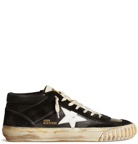  Giày Nam Golden Goose Men’s Mid Star 'Black' 