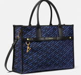  Túi Nữ Versace La Greca Signature Tote 'Black Blue' 