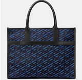  Túi Nữ Versace La Greca Signature Tote 'Black Blue' 