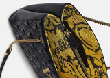  Túi Nữ Versace Virtus Quilted Leather Lagre Tote 'Black' 