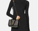  Túi Nữ Versace La Greca Signature 'Black Khaki' 
