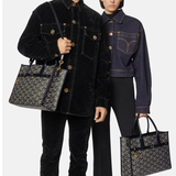  Túi Nữ Versace La Greca Signature Tote 'Black Khaki' 