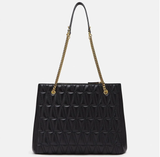  Túi Nữ Versace Virtus Quilted Leather Lagre Tote 'Black' 