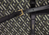  Túi Nữ Versace La Greca Signature Tote 'Black Khaki' 