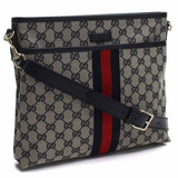  Túi Gucci Shoulder Bag GG Canvas Navy Blue 