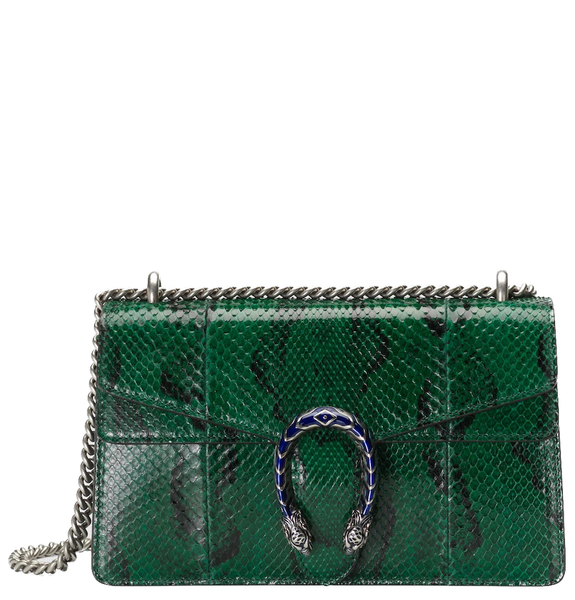  Túi Nữ Gucci Dionysus Python Small Shoulder Bag 'Green' 