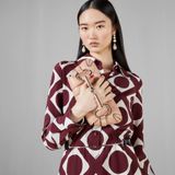  Túi Nữ Gucci Horsebit Chain Small Shoulder Bag 'Rose Beige' 