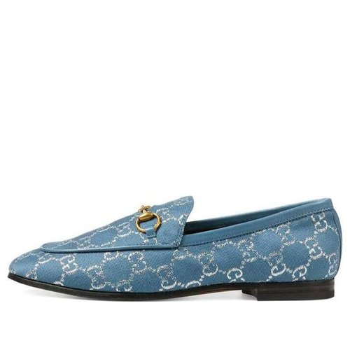 Giày Nữ Gucci Mocassini Jordaan GG 'Blue' 431467-2C820-4691 – LUXITY