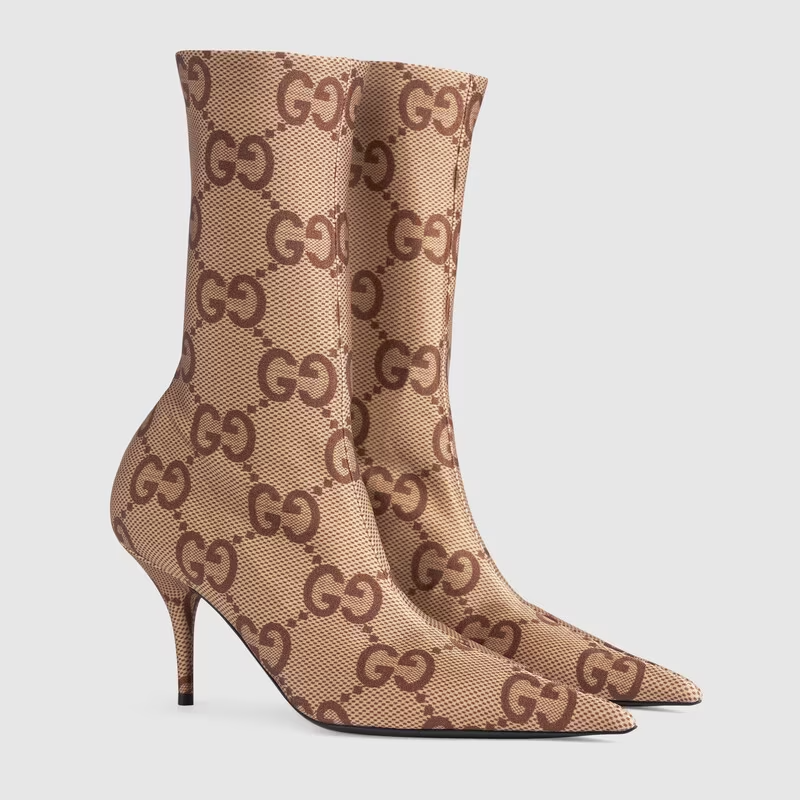  Giày Nữ Gucci The Hacker Project Knife Boot 'Camel' 