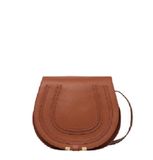  Túi Nữ Chloé Marcie Medium Saddle Grained Calfskin 'Brown' 
