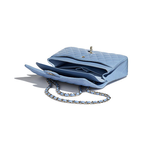  Túi Nữ Chanel Classic Handbag Lambskin Sky 'Blue' 