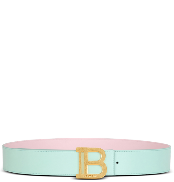 Thắt Lưng Nữ Balmain Reversible Calfskin B-belt 'Multicolor' 