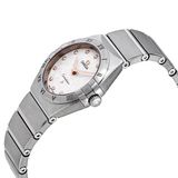 Đồng Hồ Nam OMEGA Constellation Manhattan Quartz Diamond Silver Dial 
