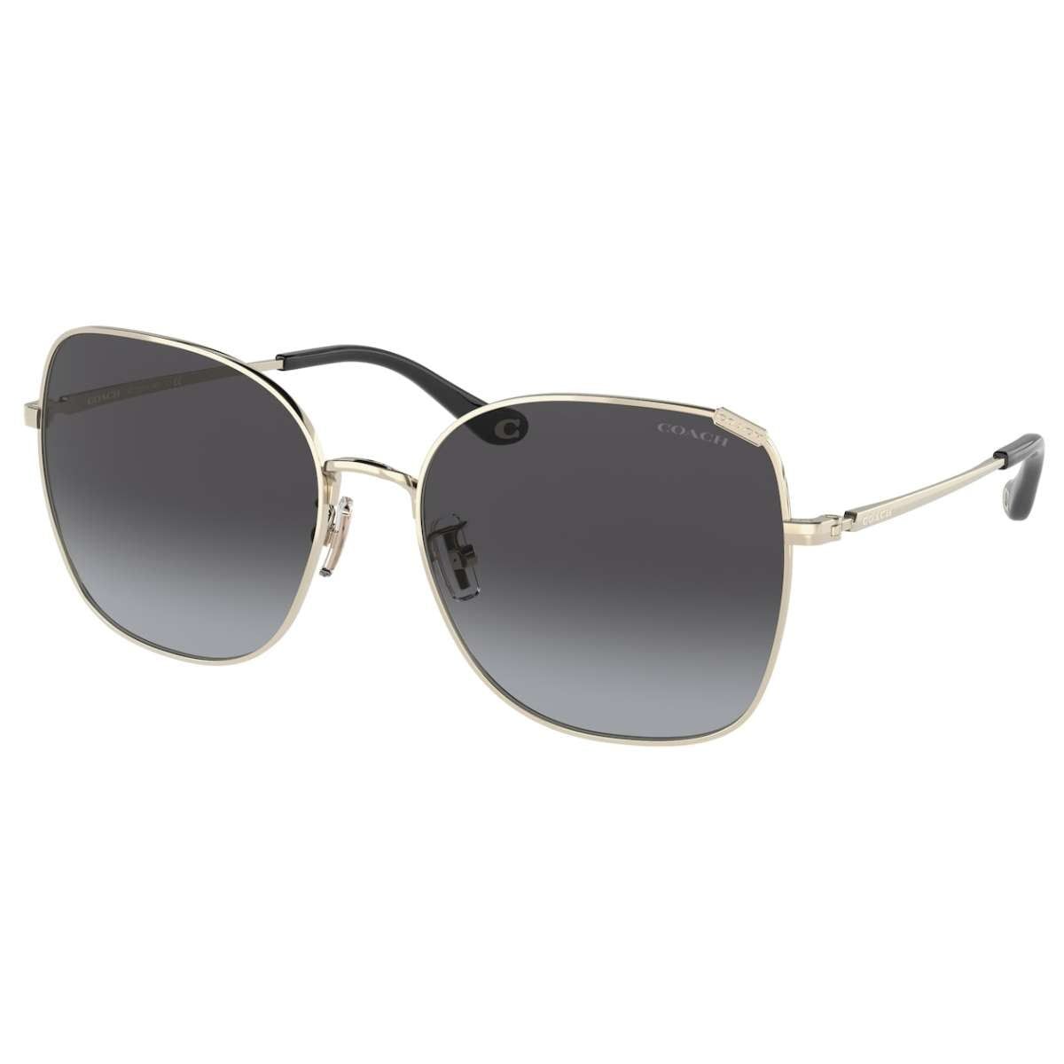  Kính Coach Square Ladies Sunglasses 'Grey Gradient' 