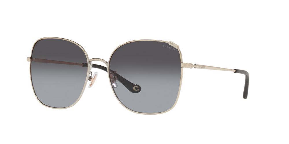  Kính Coach Square Ladies Sunglasses 'Grey Gradient' 