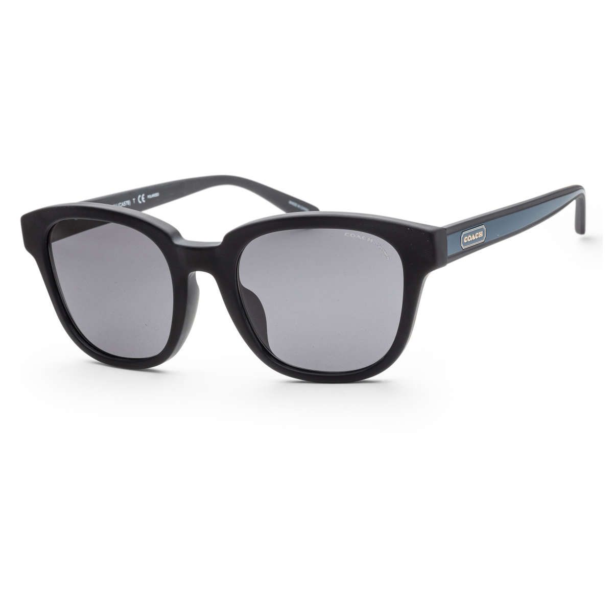  Kính Nam Coach Polarized Square Sunglasses 'Dark Grey' 