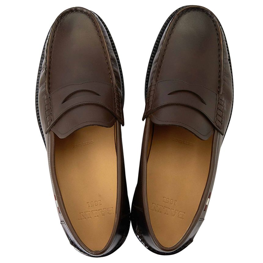  Giày Nam Bally Loafers 'Brown' 