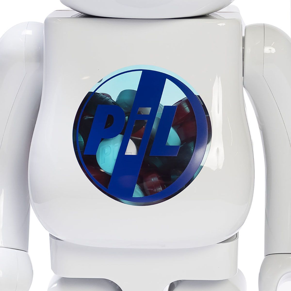 BE@RBRICK PiL CHROME Ver. 1000％ medicom Be@rbrick PiL Chrome Version 1000% by Medicom | Sideshow