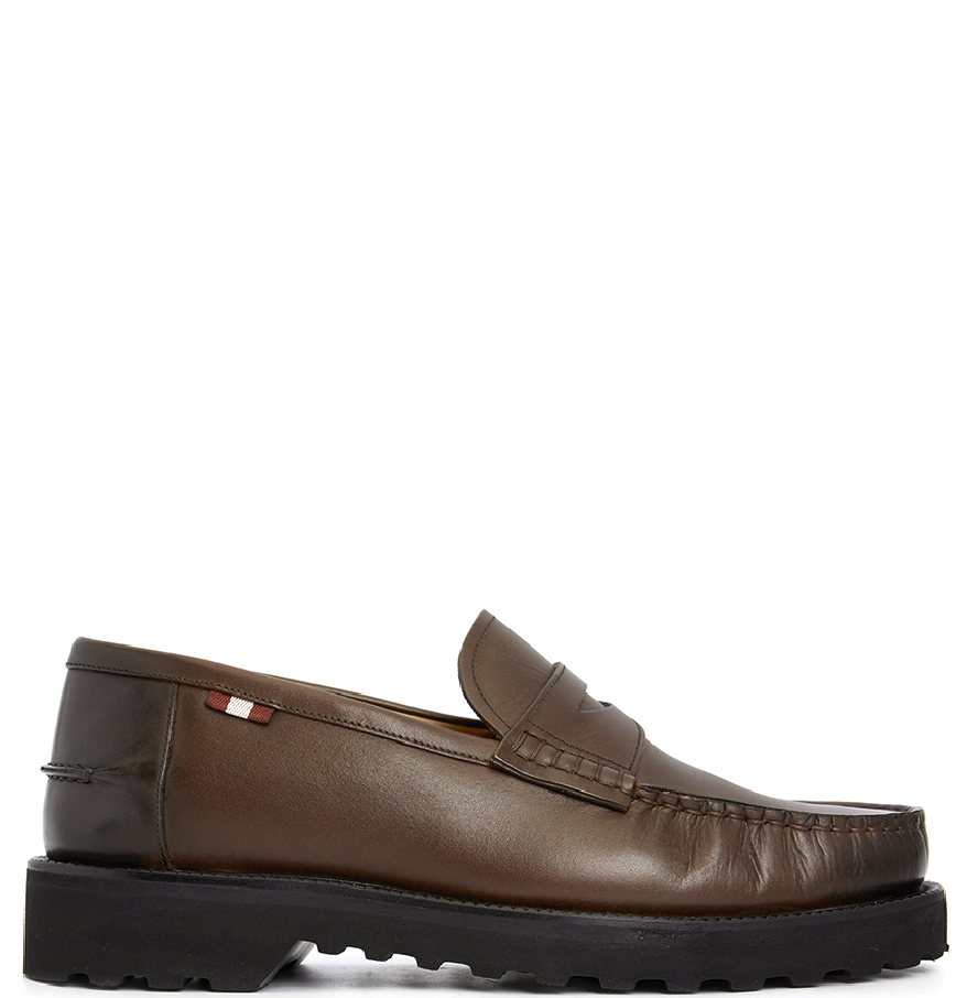  Giày Nam Bally Loafers 'Brown' 