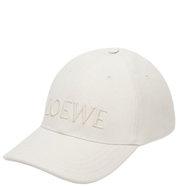  Mũ Loewe Cap In Canvas 'White' 