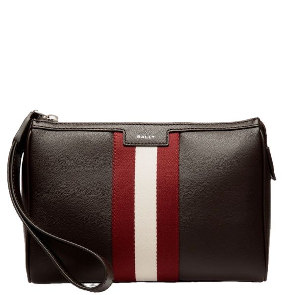  Túi Nam Bally Code Pouch 'Ebano' 