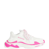  Giày Balenciaga Logo Unisex Plain Street Style Sneakers 'White-Pink' 