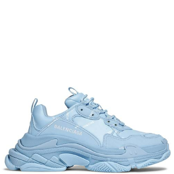  Giày Nữ Balenciaga Triple S Sneaker 'Light Blue' 