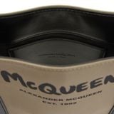  Túi Nam Alexander McQueen Graffiti Logo Edge Mini Crossbody Bag 'Brown' 