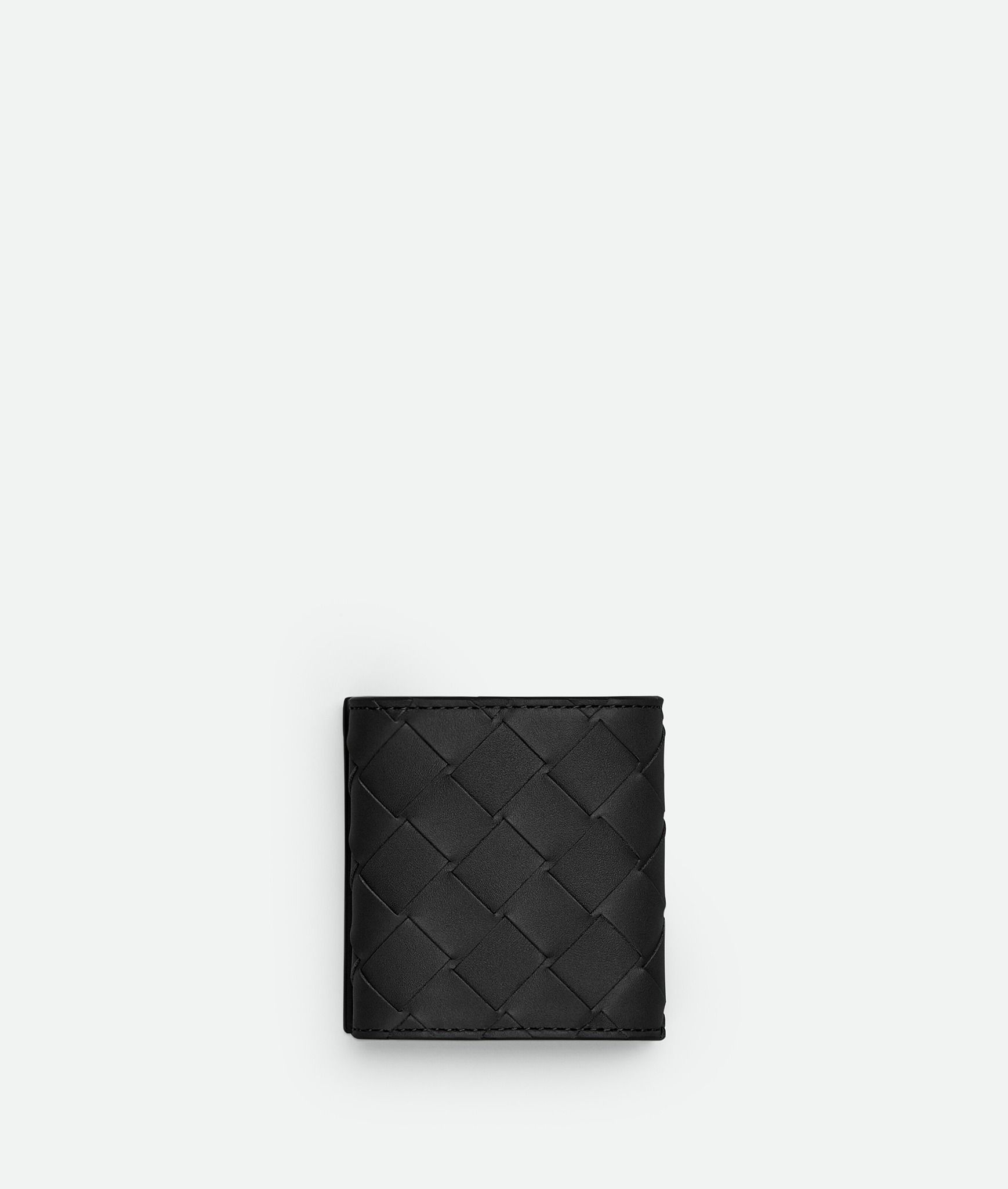  Ví Nam Bottega Veneta Intrecciato Folded Coin Purse 'Nero' 