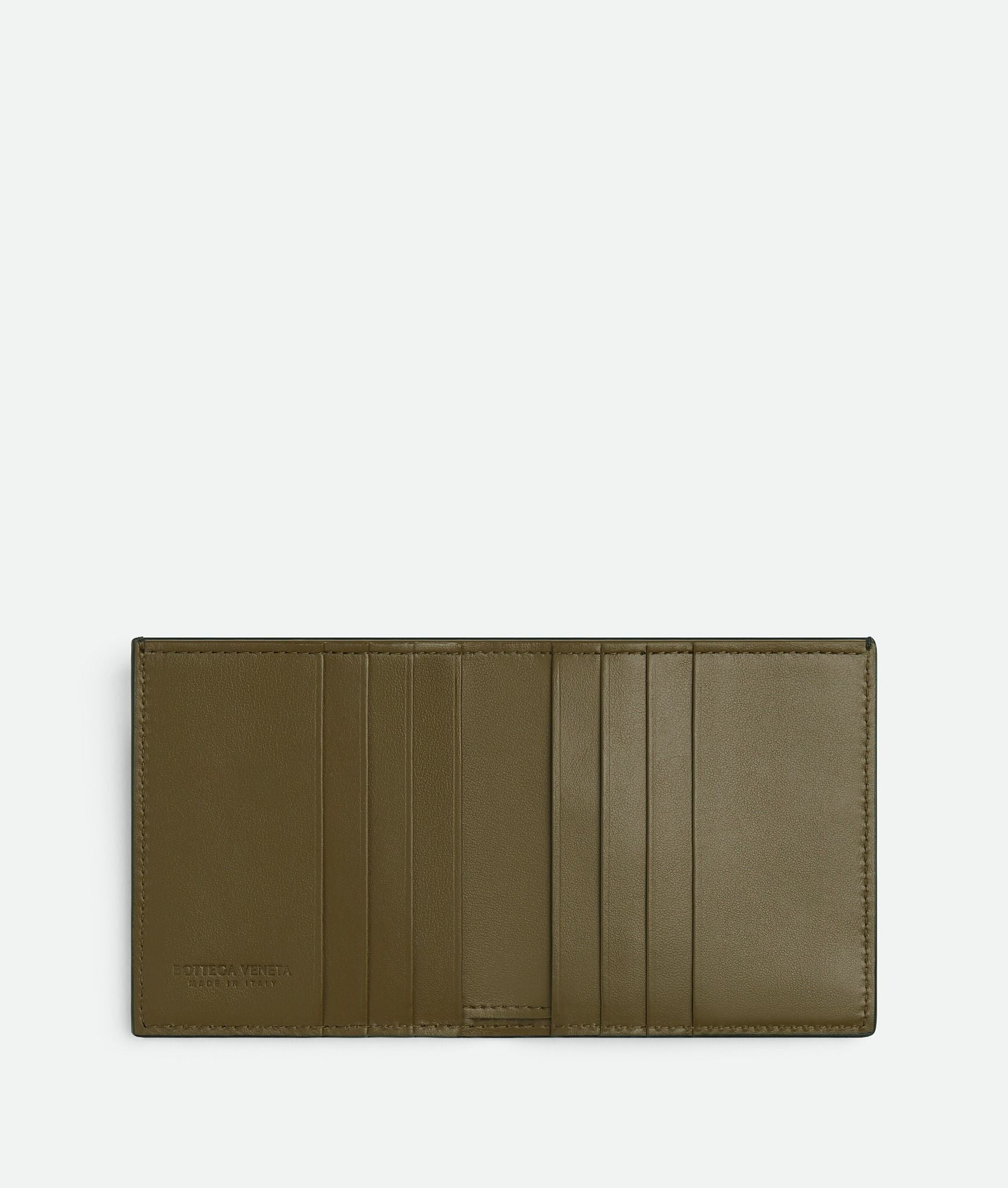  Ví Nam Bottega Veneta Intrecciato Slim Bi-Fold Wallet 'Green' 